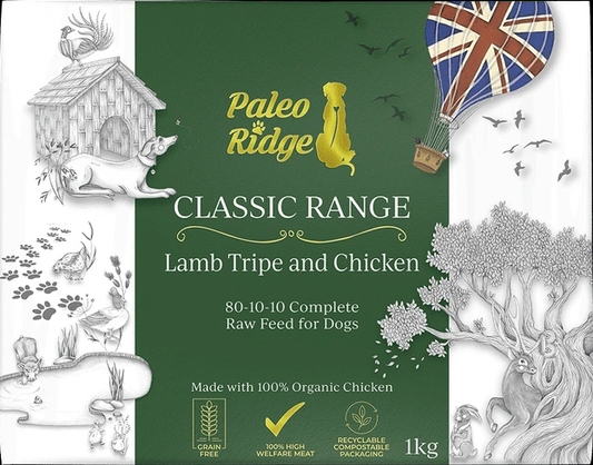 Paleo Ridge Classic Lamb Tripe and Chicken 1kg