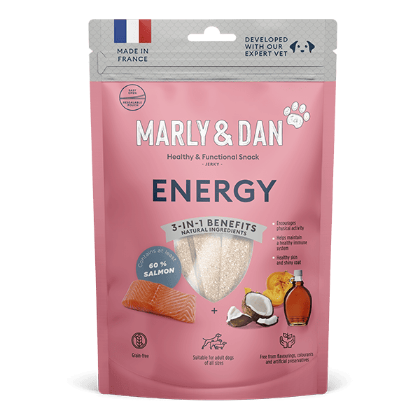 Marly and Dan Jerky Dog Chews for Energy 80g