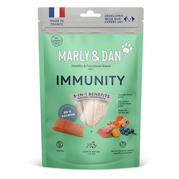 Marly and Dan Jerky Dog Chews for Immunity 80g