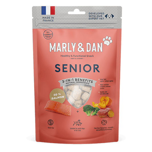 Marly and Dan Soft and Chewy dog bites Senior 100g