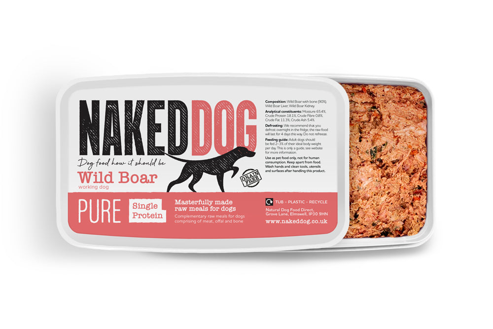 Naked Dog Pure Wild Boar 2 x 500g