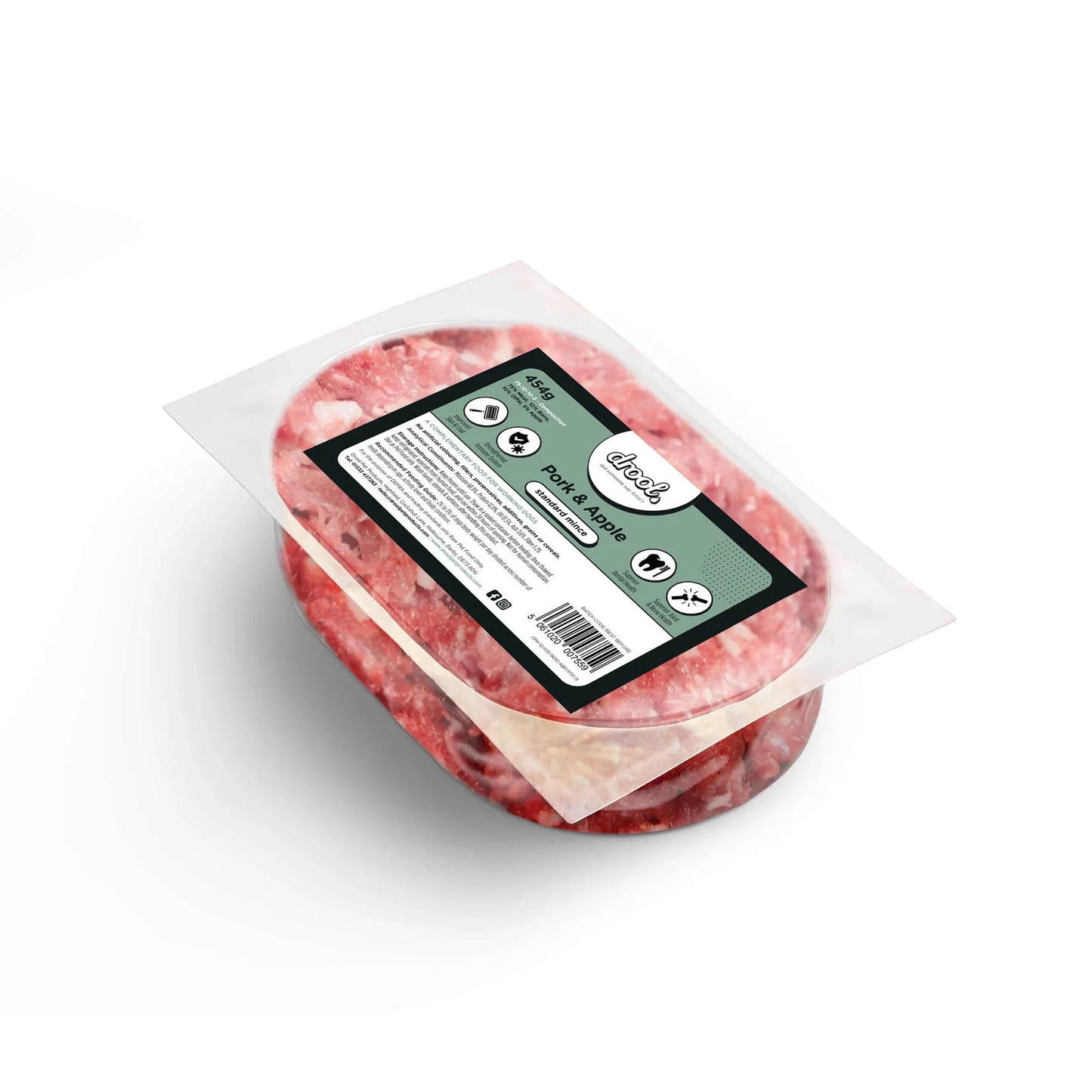 Drool Pork & Apple Standard Mince 75-10-10-5