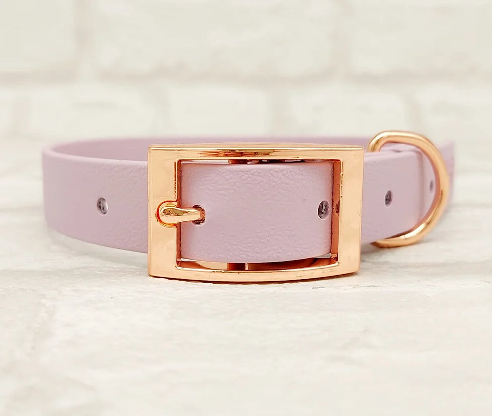 Waterproof BioThane Dog Collar- Lilac