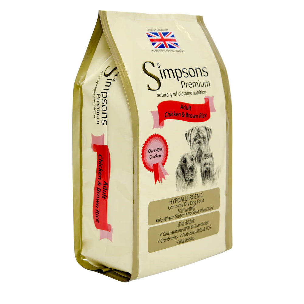 Simpsons Adult Chicken & Brown Rice 12kg