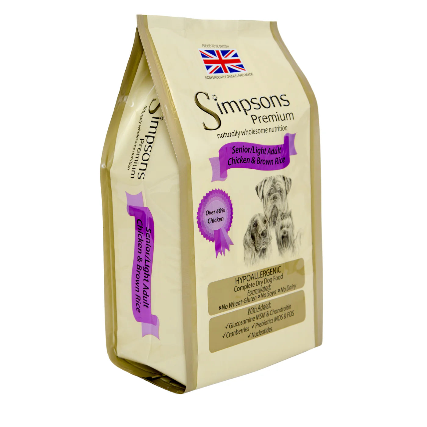 Simpsons Senior/Light Chicken & Brown Rice 12kg