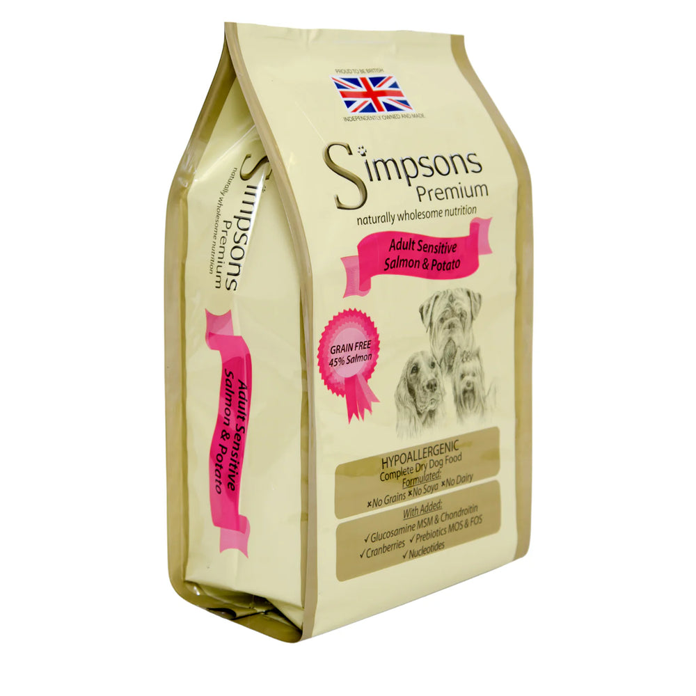 Simpsons Adult Sensitive Salmon & Potato 12kg