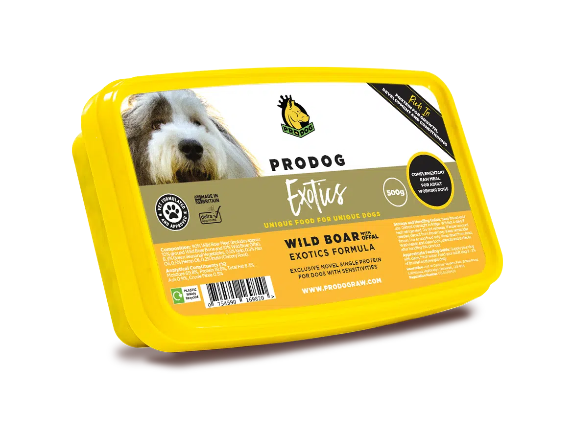 Prodog Wild Boar with Offal Raw Dog Food Meal