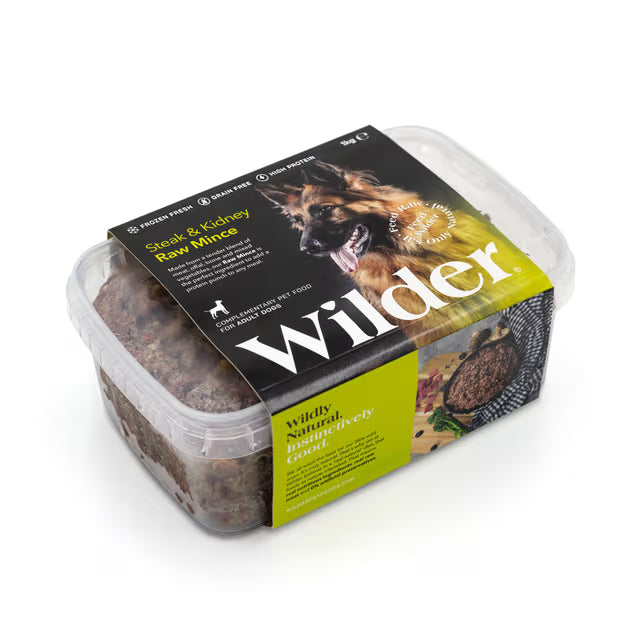 Wilder Steak and Kidney Raw Mince 500g