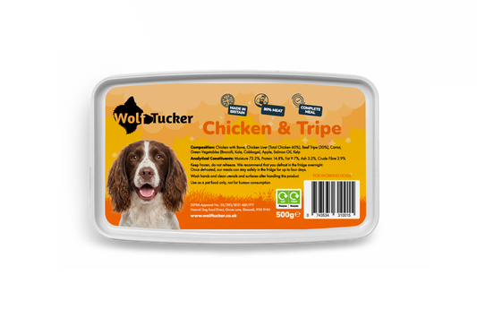 Wolf Tucker Working Dog Chicken & Tripe 500g