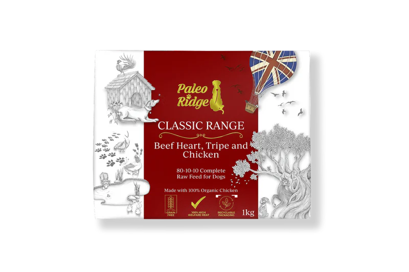 Classic Beef Heart, Tripe and Chicken (1kg)