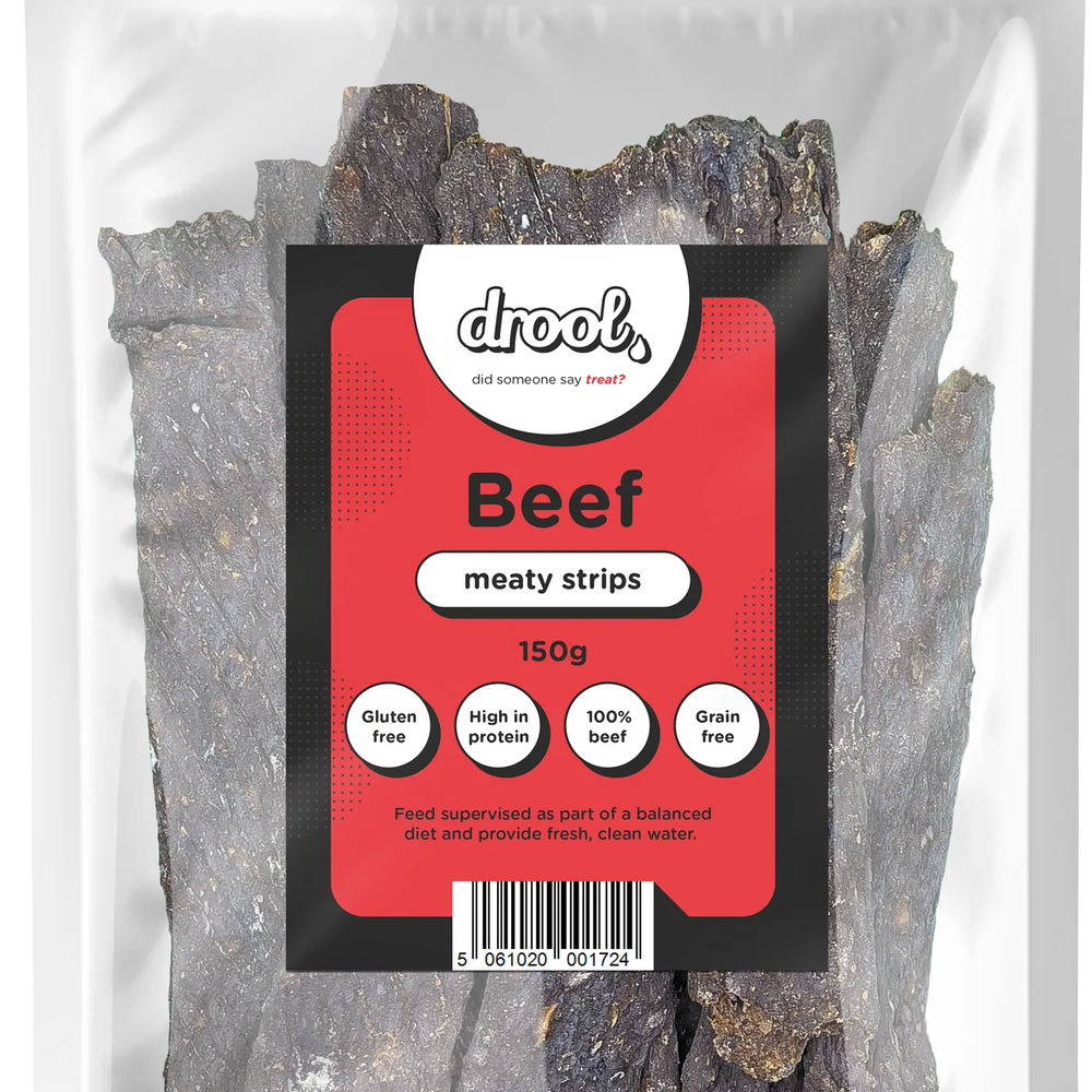 Drool Meaty Strips Beef 150g