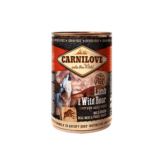 Carnilove Lamb and Wildboar 400g Can