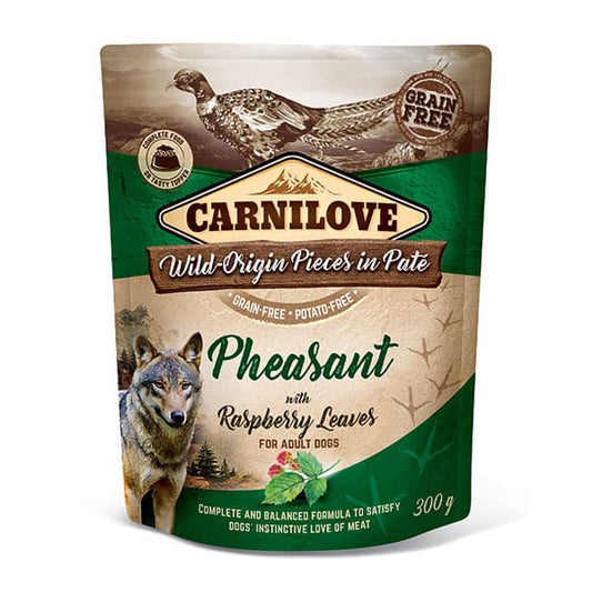 Carnilove Dog Pouch Pheasant with Raspberry Leaves