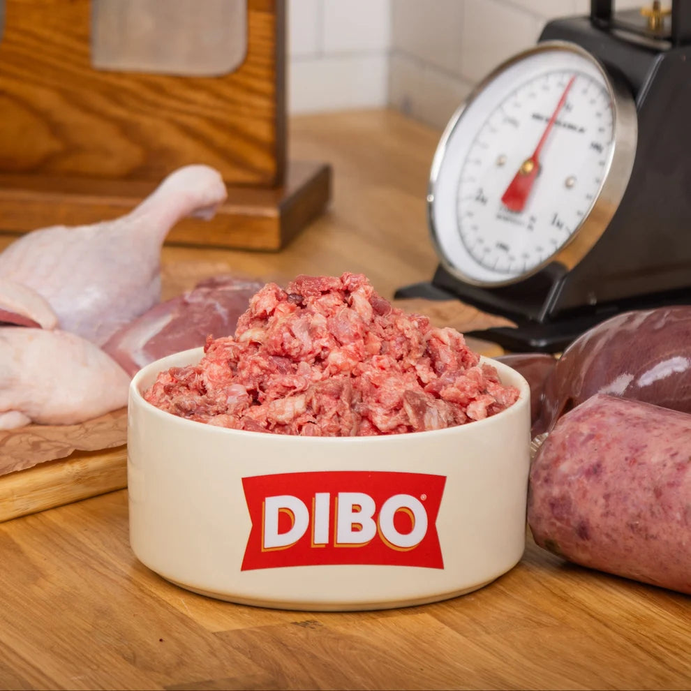 Dibo 80-10-10 Duck & Tripe mix Chubb 454g