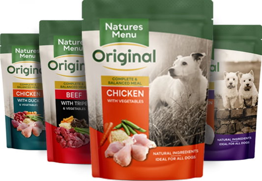 NATURES MENU DOG POUCHES  MULTIPACK FOR ADULT DOGS