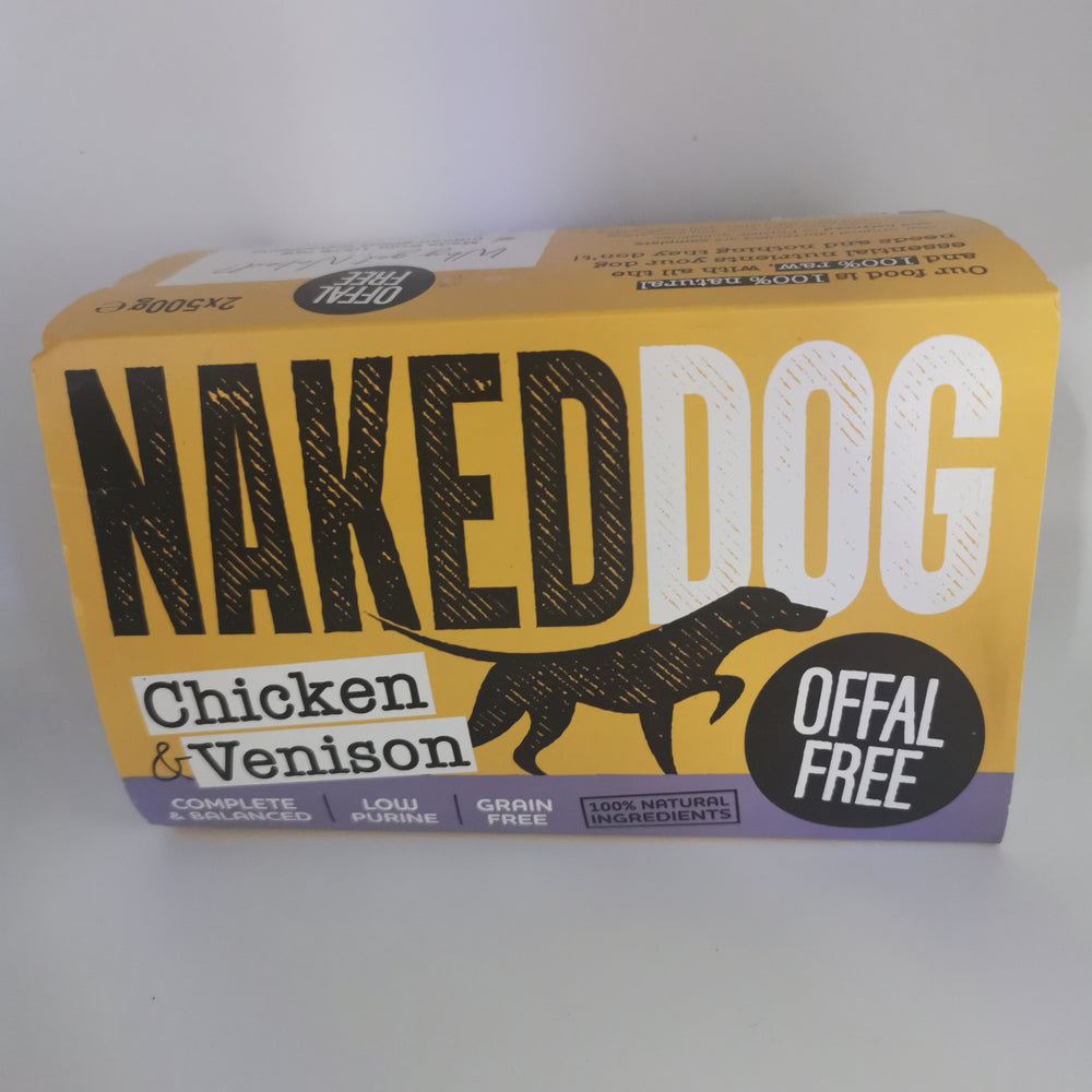 Naked Dog Chicken & Venison x2 500g