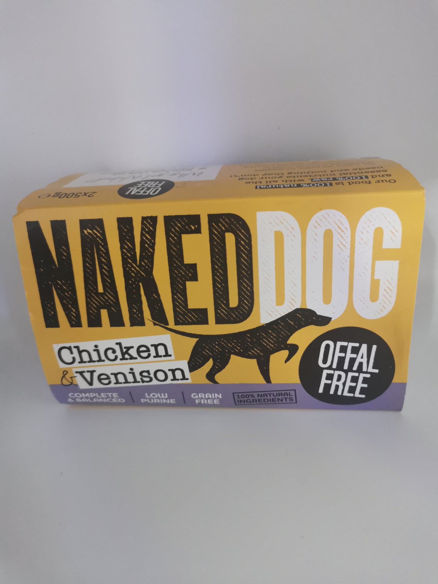 Naked Dog Chicken & Venison x2 500g
