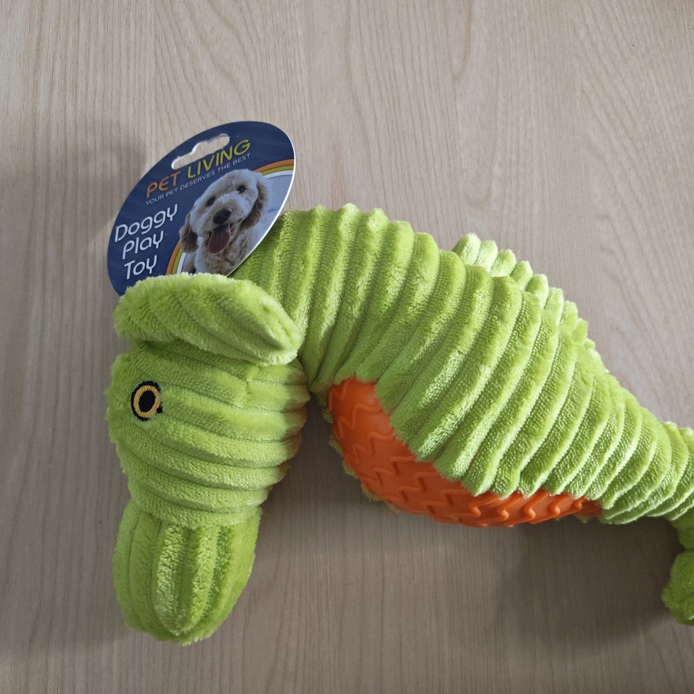 Honking Plush Seahorse Dog Toy
