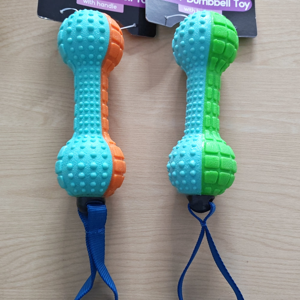 Tough twin colour Dog Toy (single)