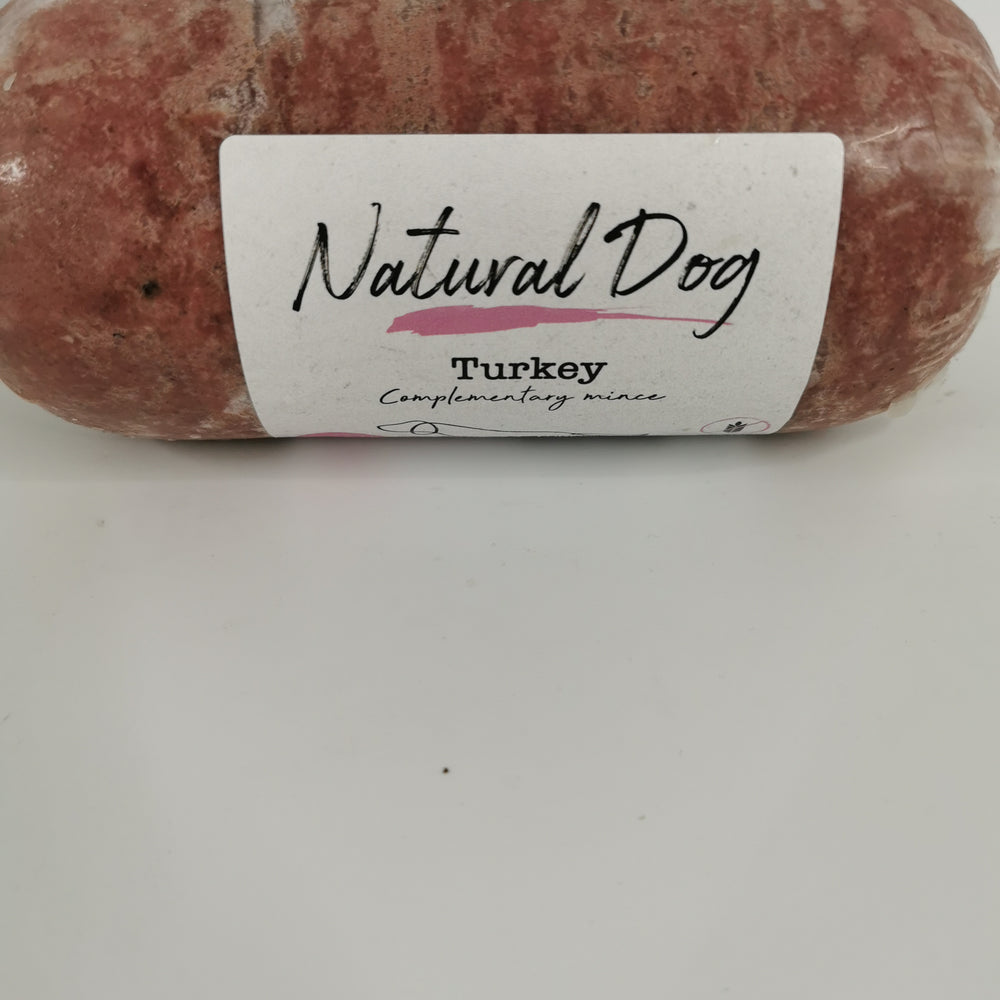 Natural Dog Turkey 80/10/10 Complementary Chub