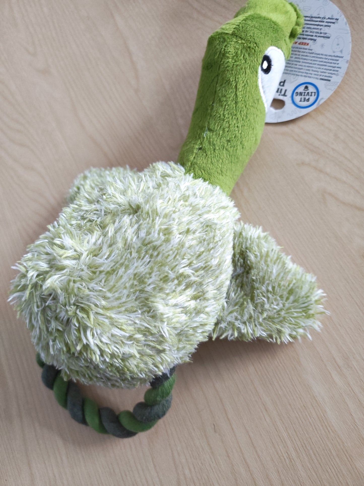 Plush Duck toy with handle