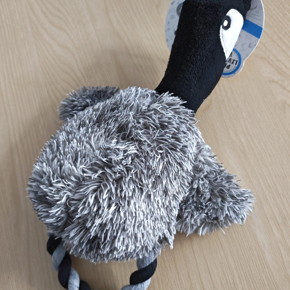 
                  
                    Plush Duck toy with handle
                  
                