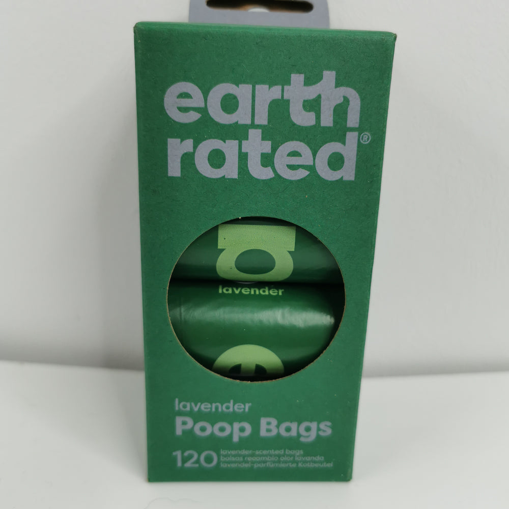 Earth Rated Poop Bags 120 bags on 8 refill rolls