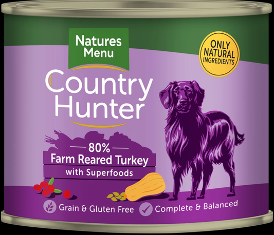 Natures Menu Country Hunter Turkey can 600g