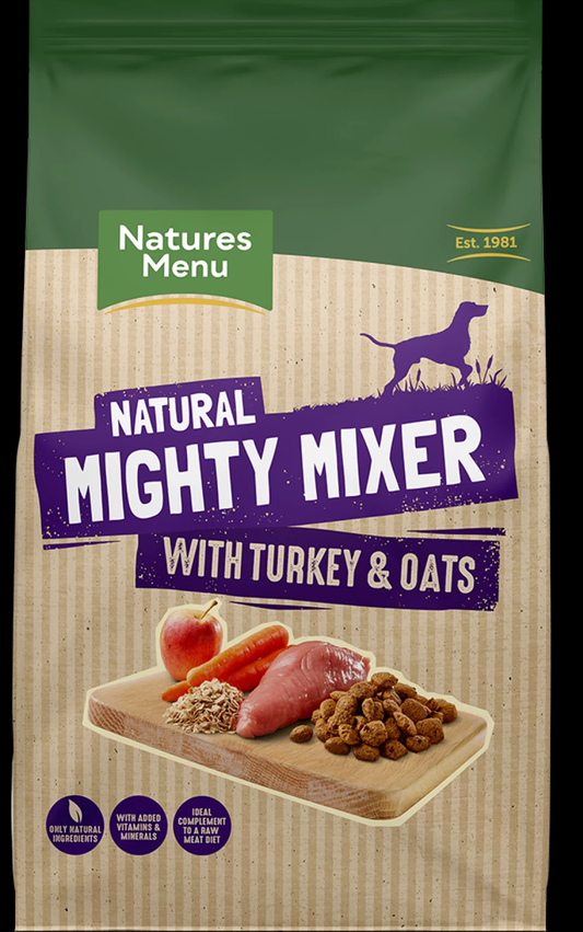 Natures Menu Mighty Mixer with Turkey and Oats 2kg