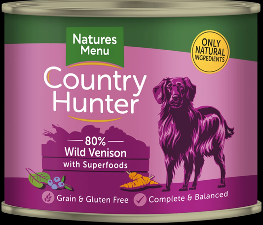 Natures Menu Country Hunter Wild Venison can 600g