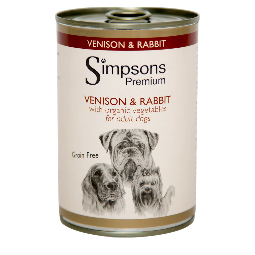 Simpson Venison & Rabbit with Organic Vegetables 400g