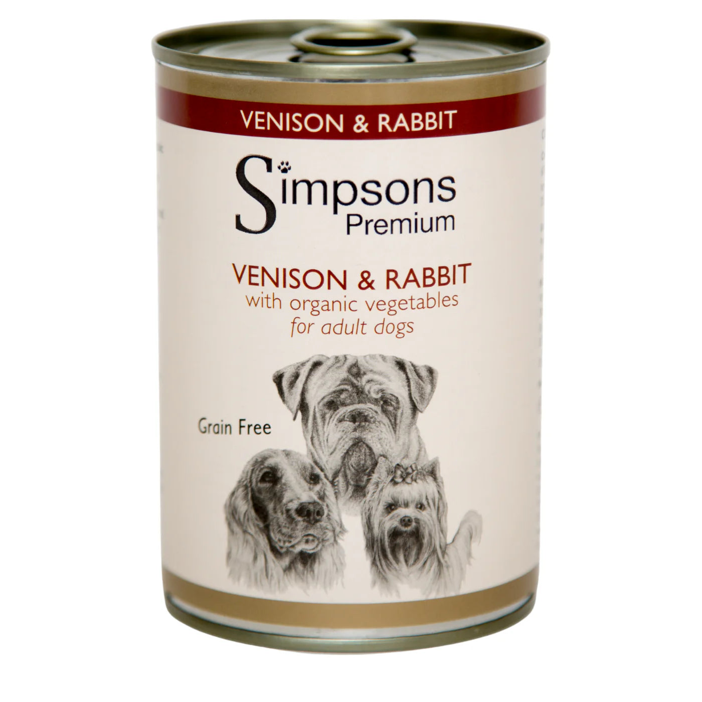 Simpson Venison & Rabbit with Organic Vegetables 400g
