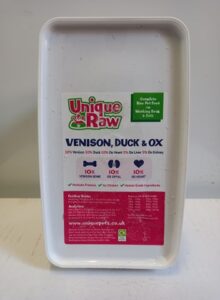Pegasus Pets Raw Venison + Duck mince 1kg  (Previously Unique Pets Raw)