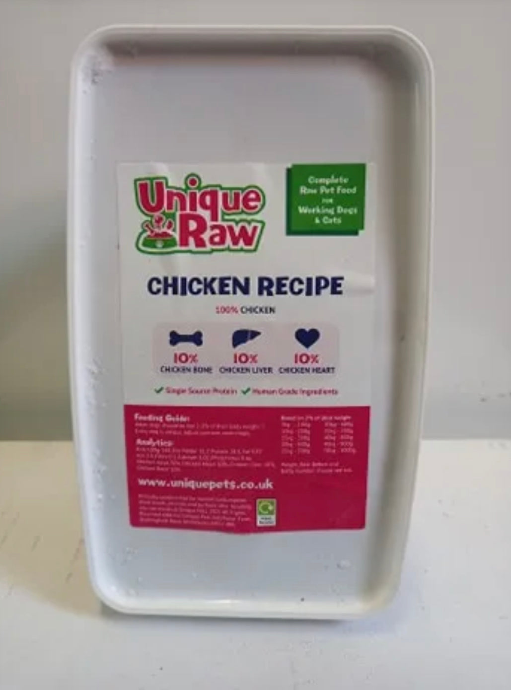Pegasus Pets Raw Chicken Complete (Previously Unique Pets Raw )